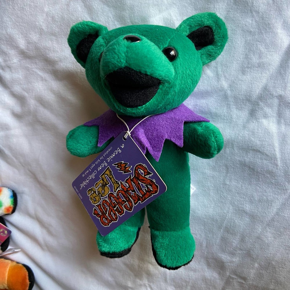 Grateful Dead Stagger Lee Bear Bean Liquid Blue Collectible Vintage NewOld Stock